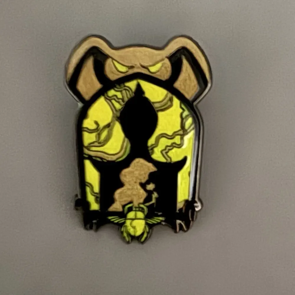 Loungefly Disney Villain Silhouette GITD Blind Pin- JASMINE & JAFAR Aladdin New